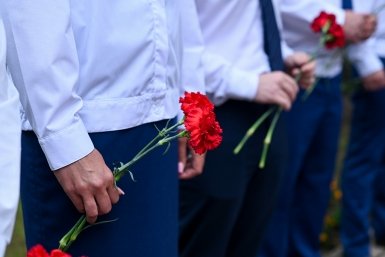 Частицу Вечного огня приняли в Находке в рамках эстафеты &quotОт Победы к Победе&quot пресс-служба администрации НГО