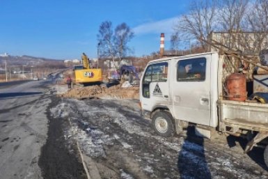 Крупная коммунальная авария оставила без водоснабжения крупный район Находки пресс-служба администрации НГО