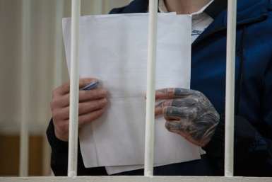 Обвиняемый в зале суда Виктория Михайлюк