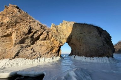 Подход к Арке не всегда есть зимой фото туристов, побывавших на Арке