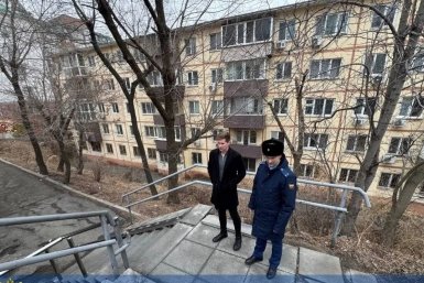 &quotЛестница-ловушка&quot в центре Владивостока попала под прокурорский прицел Пресс-служба прокуратуры Приморья