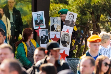 Парад Победы, День Победы, 9 мая,  бессмертный полк Евгений Кулешов, ИА PrimaMedia