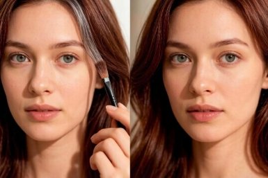 5 секунд - и седина пропала: 1 продукт из косметички придет на выручку - быстро, просто и незаметно