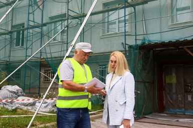 Общественные наблюдатели проинспектировали ход работ по благоустройству в городе пресс-служба администрации НГО