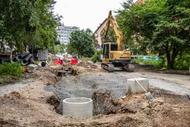 Проезд на Алеутской во Владивостоке обновят к концу сентября