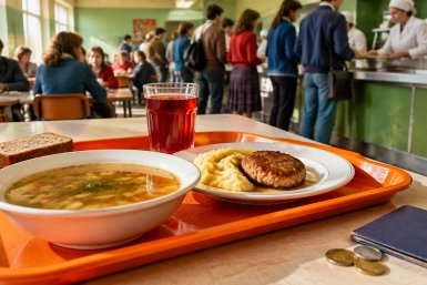 Только 1 из 10 вспомнит все блюда из меню советской столовой Создано при помощи ИИ