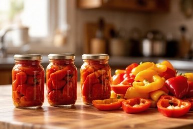 2 кг перца - закатала кучу банок на "скорую руку": быстрая закуска на зиму от бренд-шефа - затмила все соленья