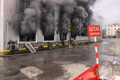 Пожар на 6 километре пресс-служба ГУ МЧС по Камчатскому краю
