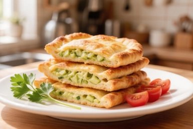 Ленивые хачапури Сгенерировано ИИ