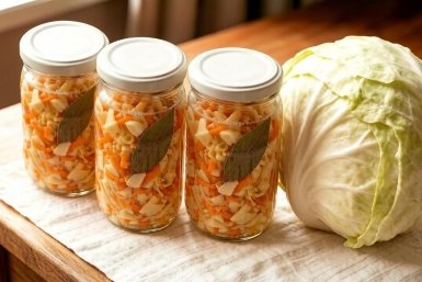 Капусту не квашу — мариную: быстрая хрустящая заготовка по рецепту Высоцкой. Сделала вечером — утром ем
