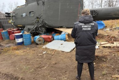Следователи выясняют причины жесткой посадки вертолета Ми-8 на Камчатке  пресс-служба Восточного МСУТ СК России