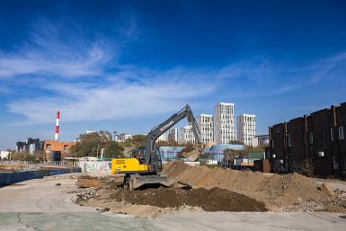 Новый памп-трек для детей начали строить на набережной Спортивной гавани во Владивостоке
