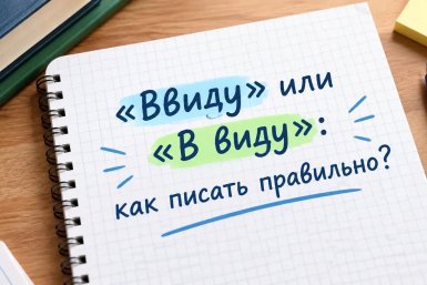 Как правильно — "ввиду" или "в виду": в каких случаях пишется слитно, а в каких раздельно