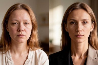 Утренние отеки - все: 5 быстрых движений - и лицо схуднуло, а "застои" пропали. Всего 10 минут в день