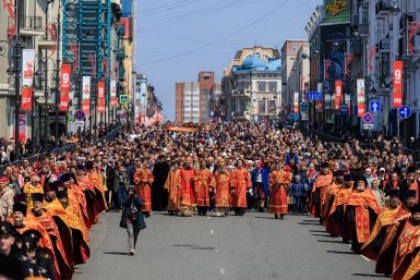 Крестный ход ограничит движение в центре Владивостока 4 ноября