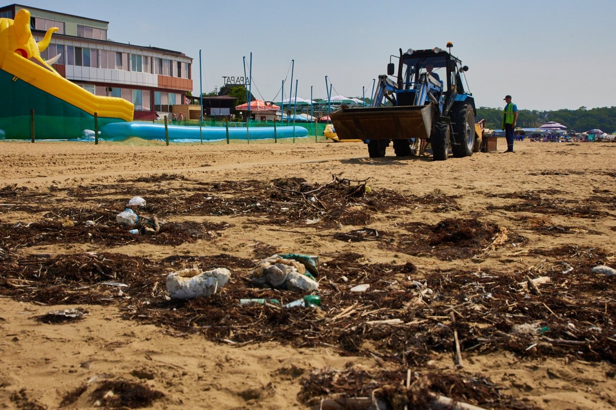 пляж, побережье, набережная, отдых у моря, Шамора, грязный пляж Дмитрий Осипчук, ИА PrimaMedia.ru