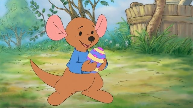 Кошка Ру кадр из мультика &quotВинни-Пух: Весенние денёчки с малышом Ру&quot (0+), 2004 год