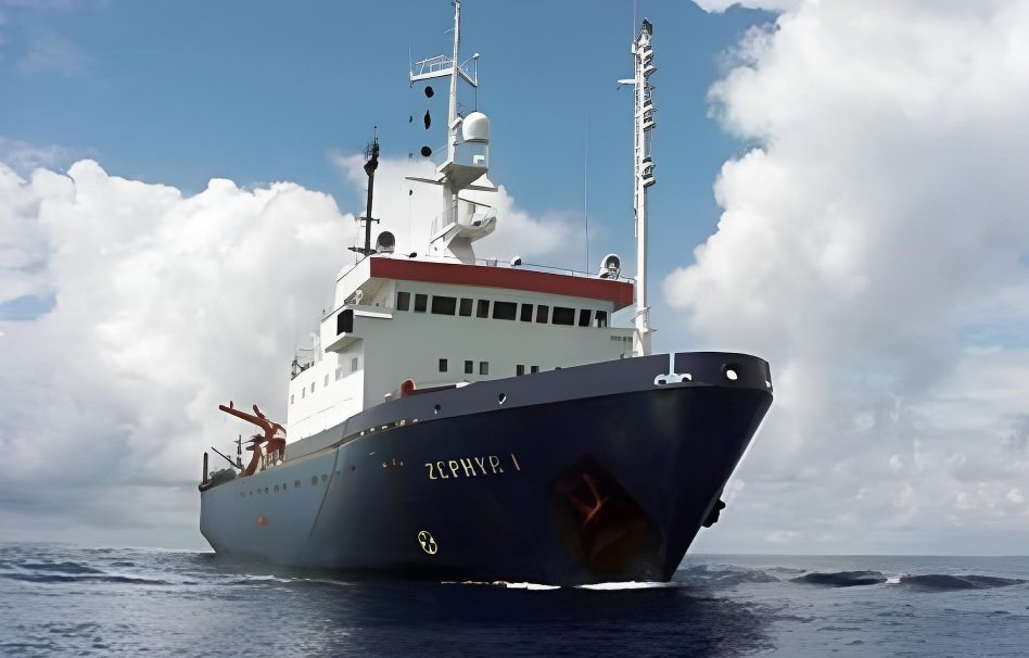 Сейсморазведочное судно &quotЗефир-1&quot Дальморнефтегеофизика