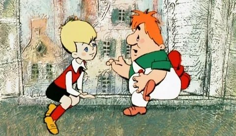 Тематическое фото кадр из мультфильма &quotМалыш и Карлсон&quot (0+), 1968 год