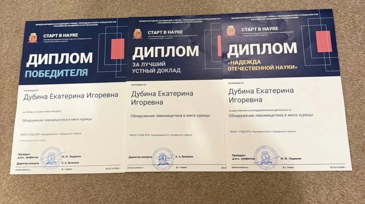 Три награды за одно исследование