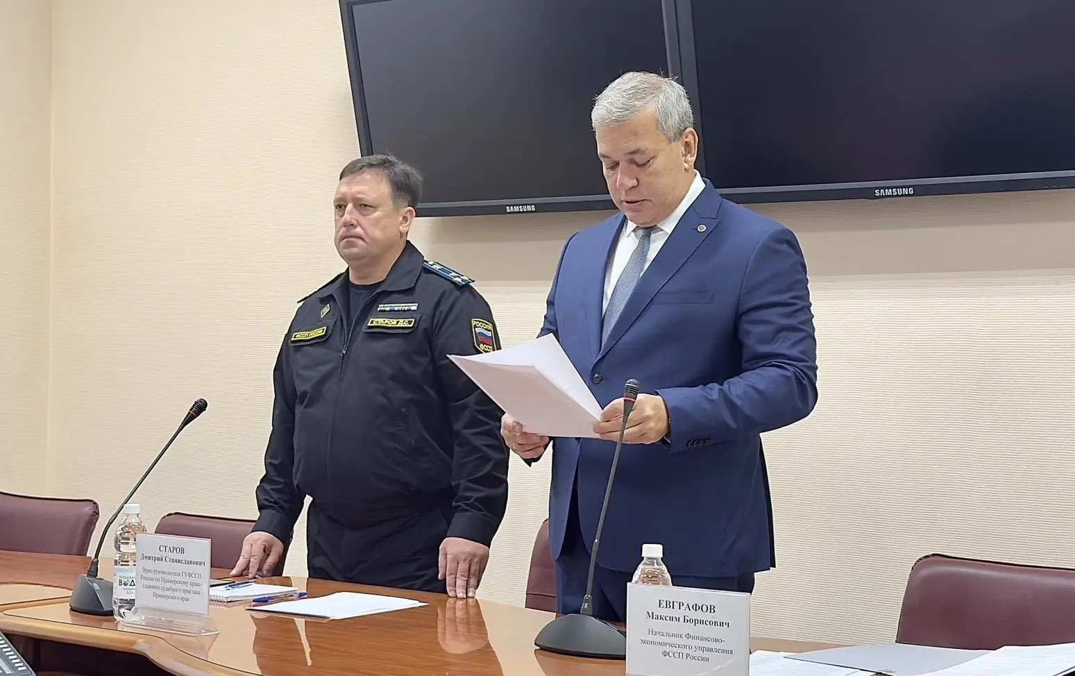 Главный судебный пристав Приморья Дмитрий Старов пресс-служба ГУФССП России по Приморскому краю