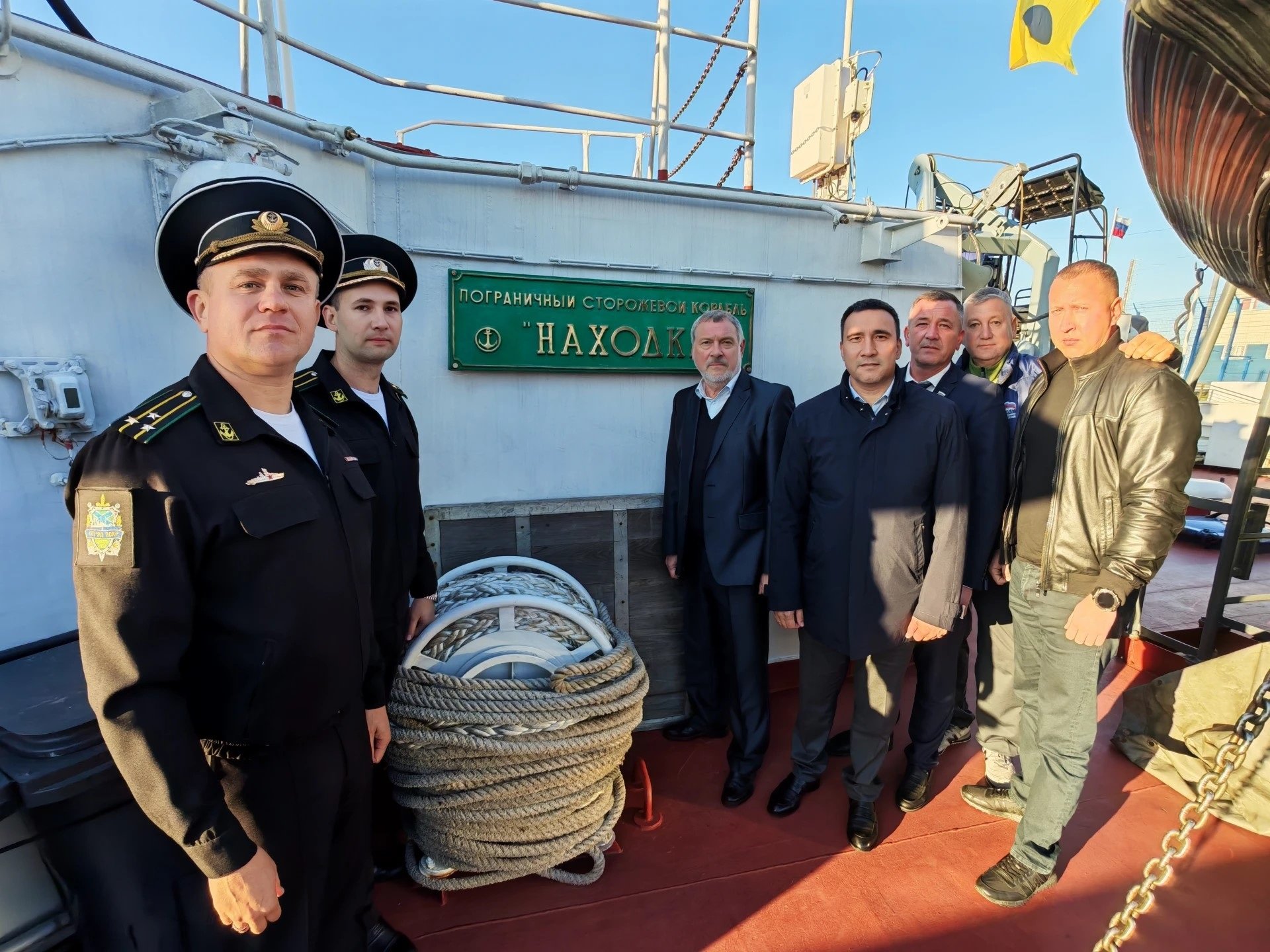 Пять лет на страже морских рубежей: корабль &quotНаходка&quot отметил юбилей пресс-служба администрации НГО