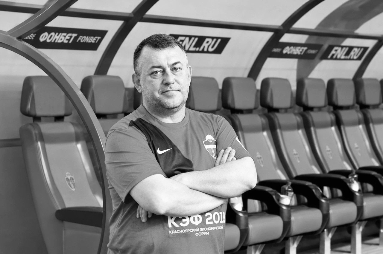 Олег Гарин, советский и российский футболист, нападающий; тренер Пресс-служба футбольного клуба &quotЕнисей&quot